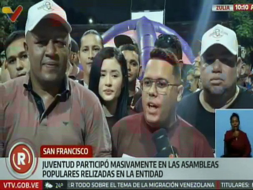 Zulia I Jóvenes de San Francisco se activaron y participaron activamente en las Asambleas Populares