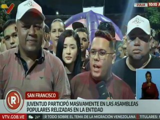 Zulia I Jóvenes de San Francisco se activaron y participaron activamente en las Asambleas Populares