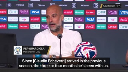 Practice made perfect for Echeverri - Guardiola