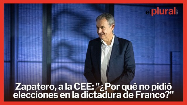 Zapatero responde a la Conferencia Episcopal: ¿Por qué no pidió elecciones en la dictadura?