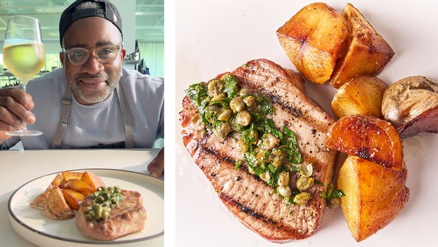 How to Make Tuna Steaks with Lemon Caper Sauce