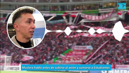 Muslera habló antes de subirse al avión y sumarse a Estudiantes