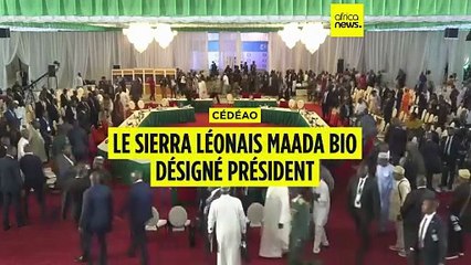 Sierra Leone : Maada Bio désigné nouveau président de la CEDEAO