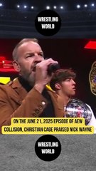 Christian Cage Intends to chase tag team titles with Nick Wayne.