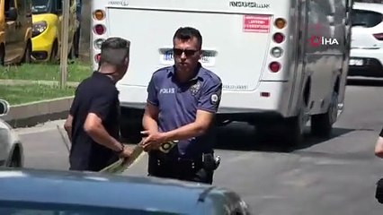 Antalya'da kabus anları! Kolon parçalandı, bina boşaltıldı