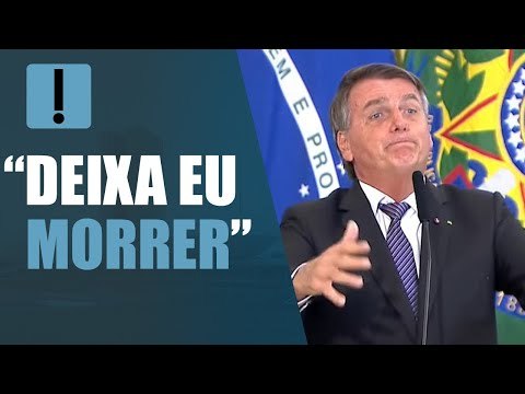 Bolsonaro: Ficam me enchendo o saco para tomar vacina. Deixa eu morrer
