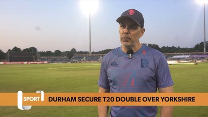 Durham secure T20 Blast double over rivals Yorkshire