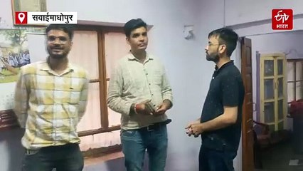 गंगापुरसिटी में तहसील के वरिष्ठ लिपिक व वकील को 75 हजार की रिश्वत राशि लेते दबोचा