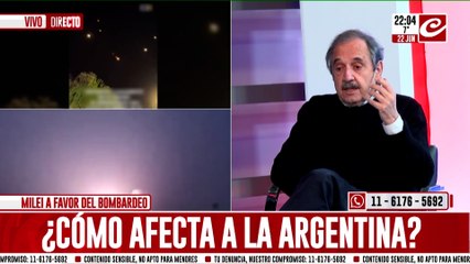 Raúl Alfonsín: "El camino es la paz y el dialogo, no se puede hacer lo que hizo EEUU"