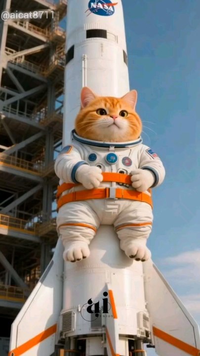 ai cat funny video