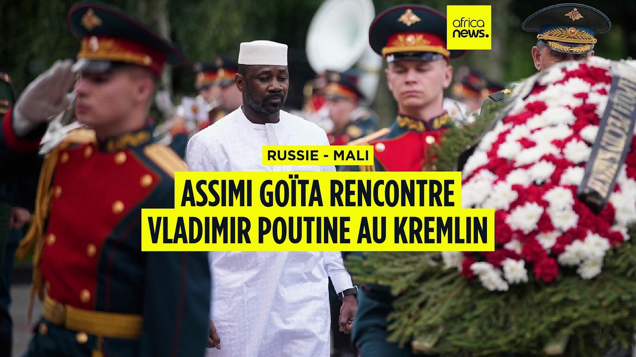 Assimi Goïta reçu par Vladimir Poutine au Kremlin pour renforcer les partenariats stratégiques
