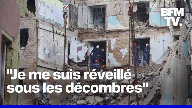 C'était l'enfer, je me suis réveillé sous les décombres