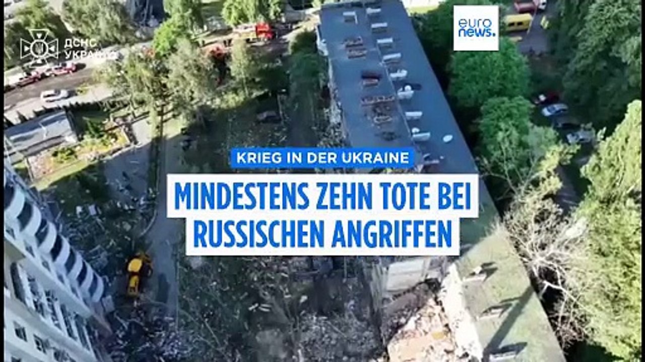 'Völlig zynische' russische Angriffe töten mindestens neun Menschen in der Ukraine