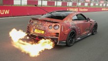 1041HP Top Secret Nissan GT-R R35 with Custom Exhaust - HUGE Flames, Pops and Bangs & Accelerations!