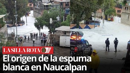 ¿Qué es la espuma blanca que inundó Naucalpan tras lluvias torrenciales?