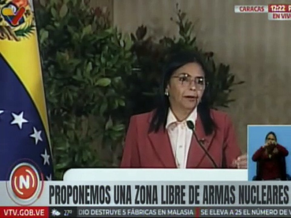 Vpdta. Delcy Rodríguez: Venezuela pide el respeto por el derecho internacional