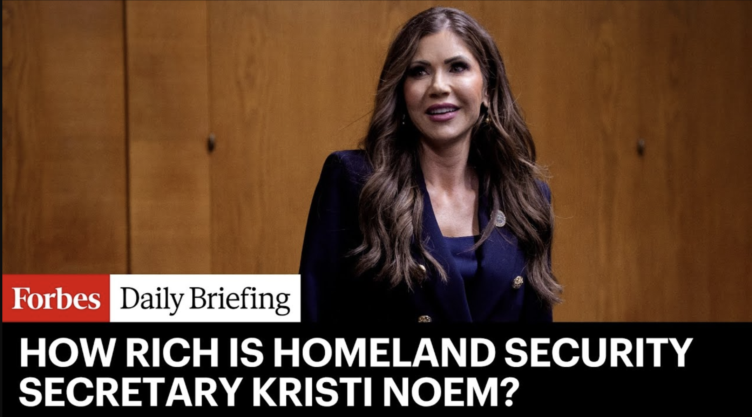 What Is Homeland Security Secretary Kristi Noem’s Net Worth?