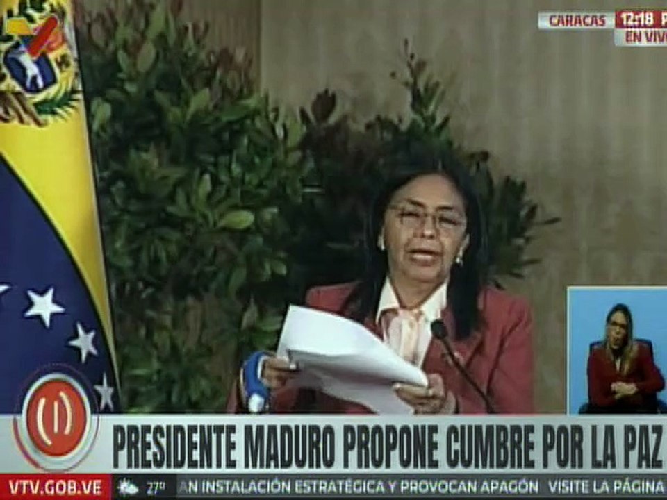 Venezuela propone avanzar en la creación de una zona libre de armas nucleares en Asia Occidental
