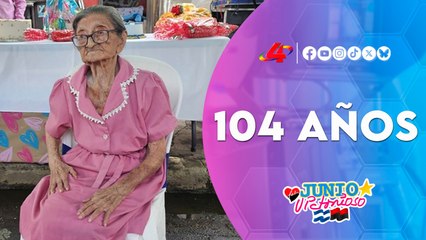 🌹 Madre de Héroe: Juanita Rostrán celebra 104 años de amor y dignidad 🔴⚫