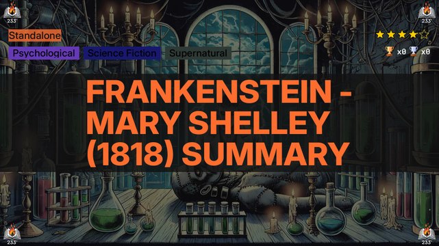Frankenstein - Mary Shelley (1818) Summary