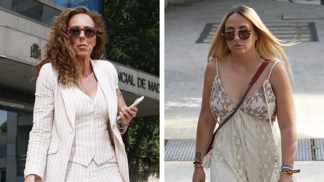 Así ha sido la salida de Rocío Carrasco y Rocío Flores tras reencontrarse en los juzgados