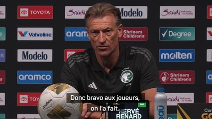 Arabie Saoudite - Renard : "On ne maîtrise pas assez certains aspects du match"