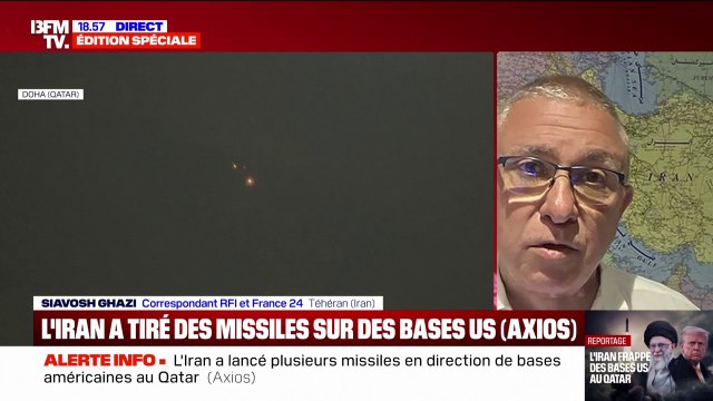 Guerre Iran/Israël: les tirs de missiles iraniens vers le Qatar confirmés par la télévision iranienne
