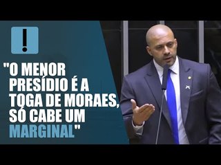 Silveira, antes de julgamento: "O menor presídio é a toga de Moraes, só cabe um marginal"