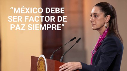 “He condenado” ataques en Gaza en ceñimiento a la Constitución: Sheinbaum