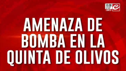 Amenaza de bomba en la Quinta de Olivos