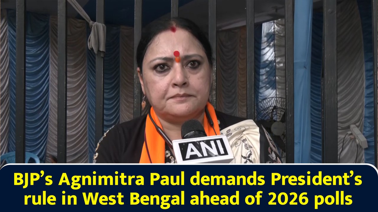 BJP’s Agnimitra Paul demands President’s rule in West Bengal ahead of 2026 polls