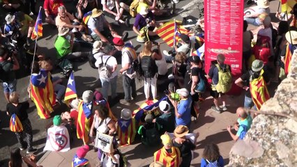 Los Reyes visitan el Monasterio de Montserrat con motivo del milenario de su fundación