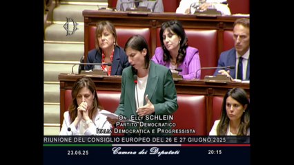Elly Schlein - Intervento alla Camera dei Deputati (23.06.25)