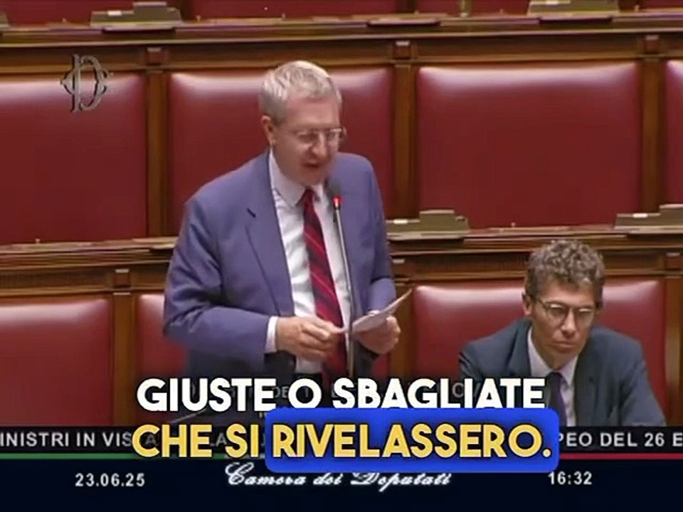 Della Vedova - Intervento alla Camera dei Deputati (23.06.25)