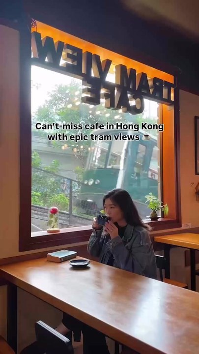 Can't Miss Cafe in Hong Kong with Epic Tram Views