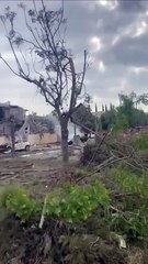 Así quedaron las calles de Israel tras los ataques de Irán