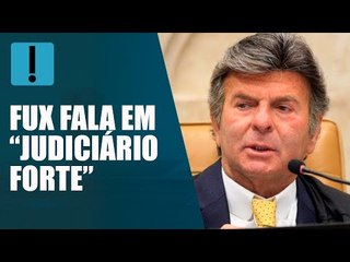 Após reunião com Pacheco, Fux fala em “Judiciário forte” e defende liberdade de imprensa