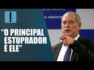 Ciro rebate fala de Bolsonaro sobre Petrobras: “Estuprador é ele”