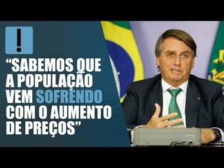 Bolsonaro minimiza inflação e diz que alta de preços é “culpa da guerra”