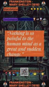 Frankenstein - Mary Shelley (1818) Quotes