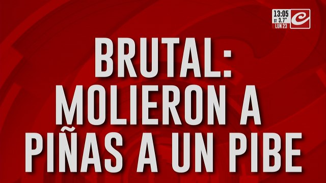Molieron a piñas a un pibe: le fracturaron la mandíbula y la nariz