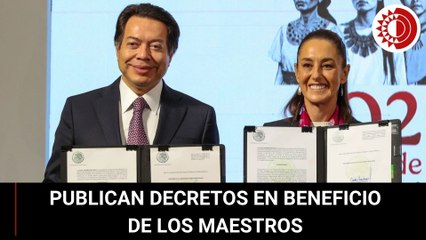 Se publicarán dos decretos sobre movilidad y jubilación del magisterio: Sheinbaum