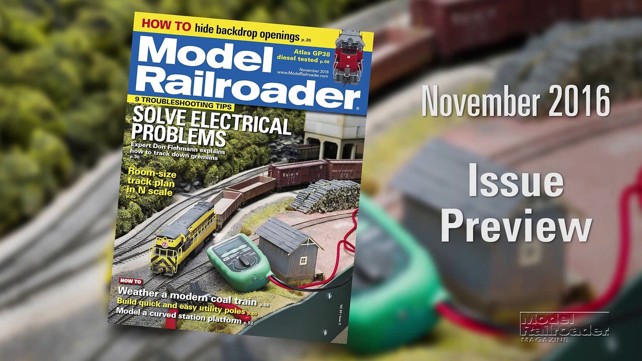 New model trains, tips, and more in the November 2016 Model Railroader - Trainscom Official (1080p, h264)