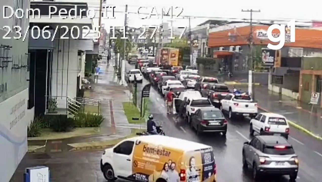 Briga de trânsito causada por batida em MT
