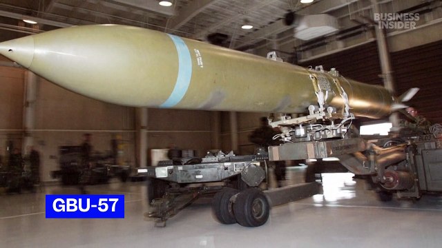 What are 'bunker buster' bombs, and how is the US using them against Iran?