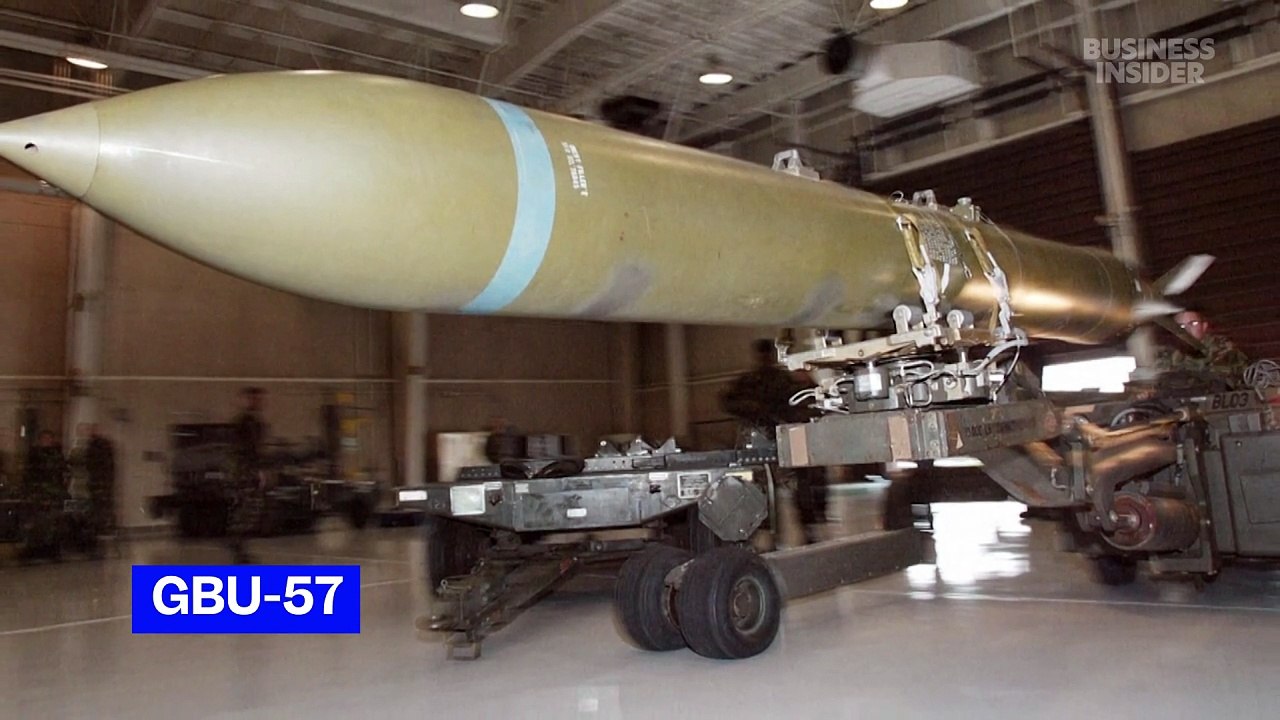 What are 'bunker buster' bombs, and how is the US using them against Iran?
