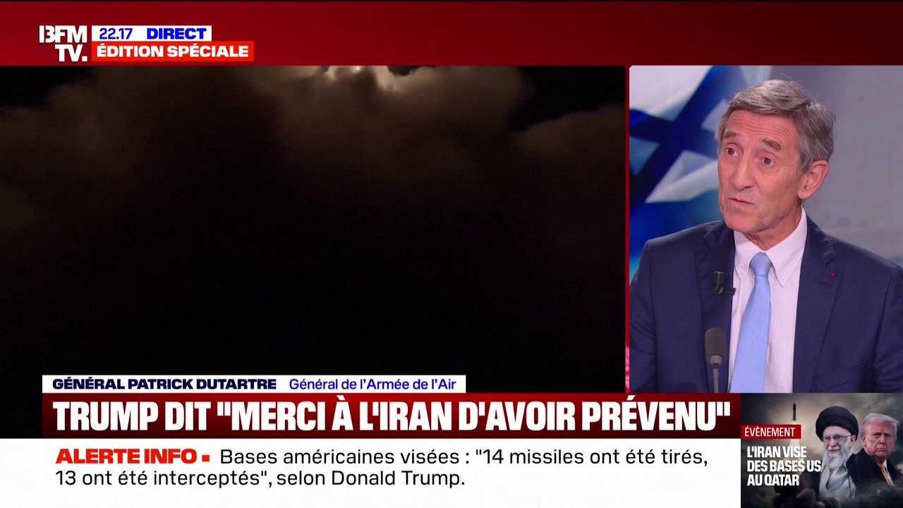 Bases américaines visées par l'Iran: "Une riposte mesurée", analyse le Général de l'Armée de l'Air, Patrick Dutartre