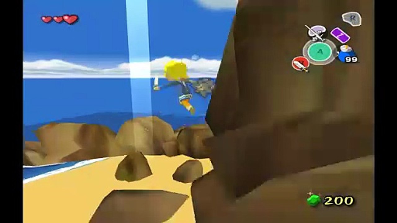 Wind Waker. Mukao unused room. Messing around in it