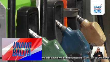 Ilang motorista, nagpa-full tank bago ang malakihang oil price hike | Unang Balita