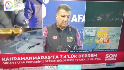 6  Şubat Kahramanmaraş Depremi İlk Haber